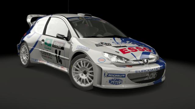 Peugeot 206 WRC for Assetto Corsa