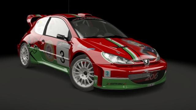 Peugeot 206 WRC for Assetto Corsa