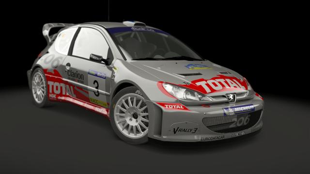 Peugeot 206 WRC for Assetto Corsa