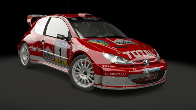 Peugeot 206 WRC for Assetto Corsa