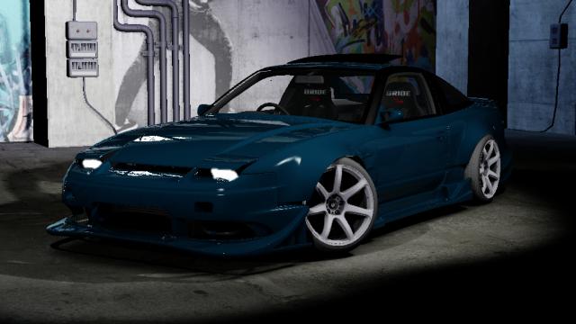 Gusto Nissan 180sx Origin AgreesiveLine для Assetto Corsa