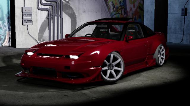 Gusto Nissan 180sx Origin AgreesiveLine для Assetto Corsa