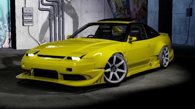 Gusto Nissan 180sx Origin AgreesiveLine для Assetto Corsa