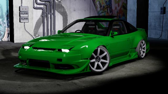 Gusto Nissan 180sx Origin AgreesiveLine для Assetto Corsa
