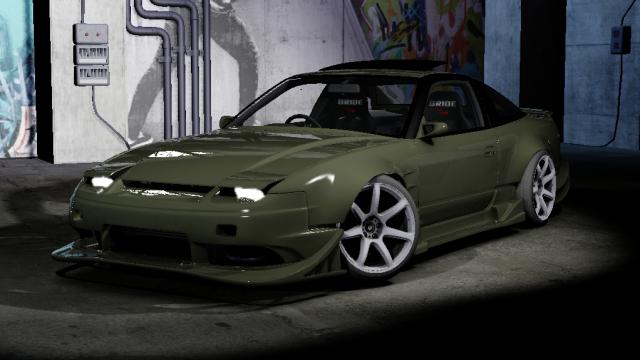 Gusto Nissan 180sx Origin AgreesiveLine для Assetto Corsa
