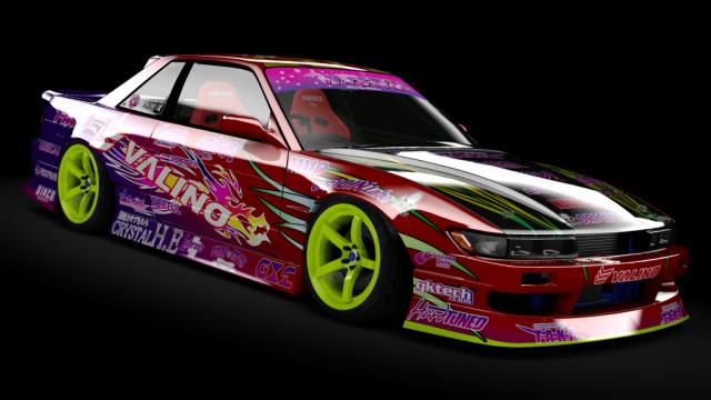 Nstyle Nissan Silvia K’S (PS13) Meihan Spec для Assetto Corsa