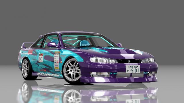 Nissan Silvia s14 kouki MadZ for Assetto Corsa