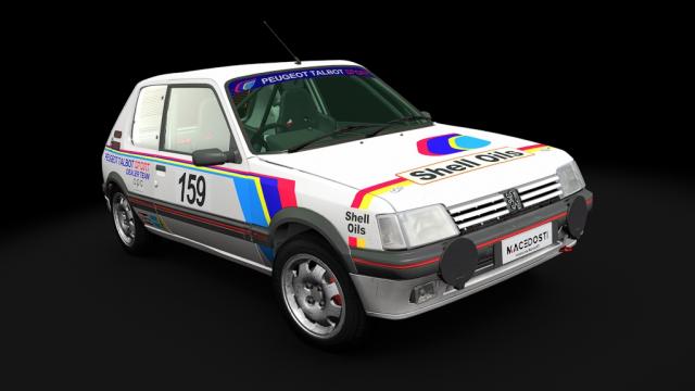 LM - Peugeot 205 для Assetto Corsa