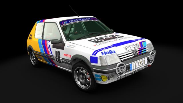 LM - Peugeot 205 для Assetto Corsa