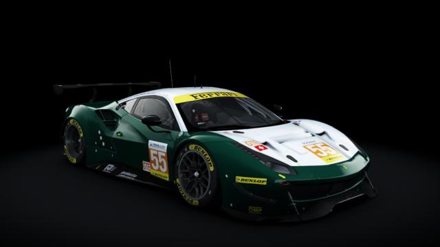 2016 Ferrari 488 GTE [Michelotto] for Assetto Corsa