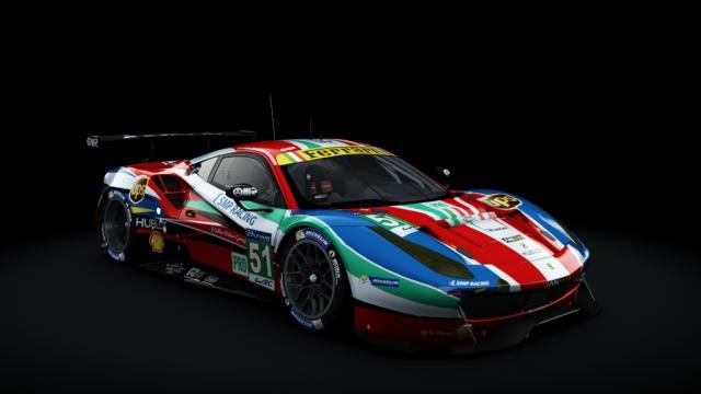 2016 Ferrari 488 GTE [Michelotto] for Assetto Corsa