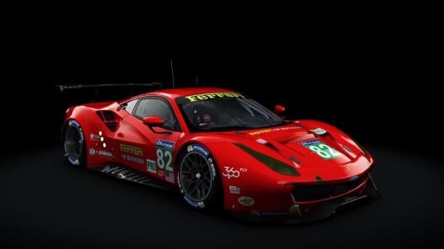 2016 Ferrari 488 GTE [Michelotto] for Assetto Corsa