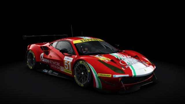 2016 Ferrari 488 GTE [Michelotto] for Assetto Corsa