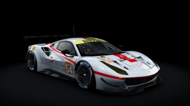 2016 Ferrari 488 GTE [Michelotto] for Assetto Corsa