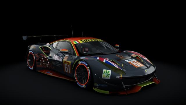 2016 Ferrari 488 GTE [Michelotto] for Assetto Corsa