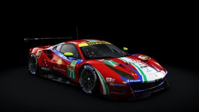 2016 Ferrari 488 GTE [Michelotto] for Assetto Corsa