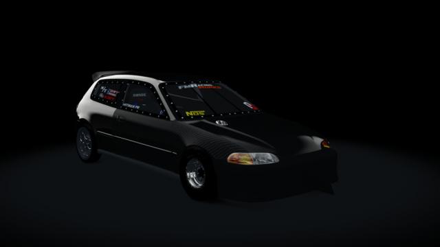 H1 Drag Civic Nossss for Assetto Corsa