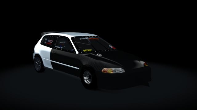 H1 Drag Civic Nossss for Assetto Corsa