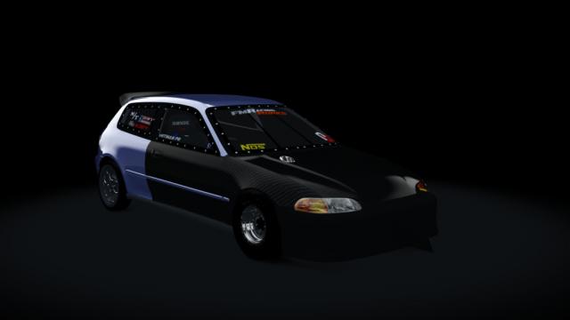 H1 Drag Civic Nossss for Assetto Corsa