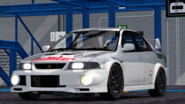 TNT Mitsubishi Lancer Evolution VI GSR для Assetto Corsa