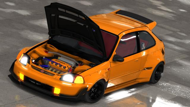 EU3 CIVIC EK for Assetto Corsa