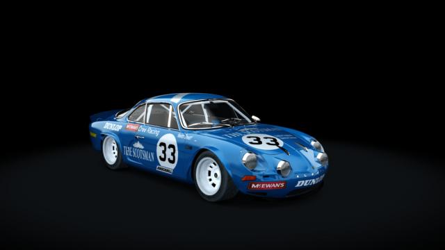 Alpine-Renault A110 1800S GR4 SPEC (Race) 1973 for Assetto Corsa