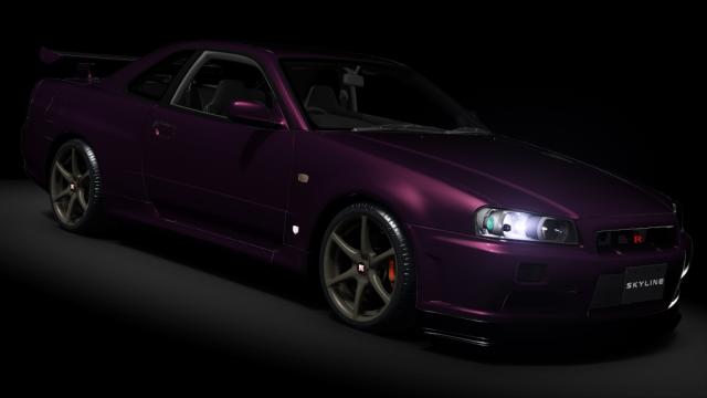 Nissan Skyline R34 GT-R V-SPEC II NÜR for Assetto Corsa