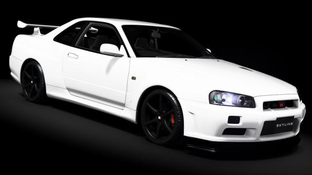 Nissan Skyline R34 GT-R V-SPEC II NÜR for Assetto Corsa