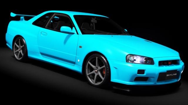 Nissan Skyline R34 GT-R V-SPEC II NÜR for Assetto Corsa