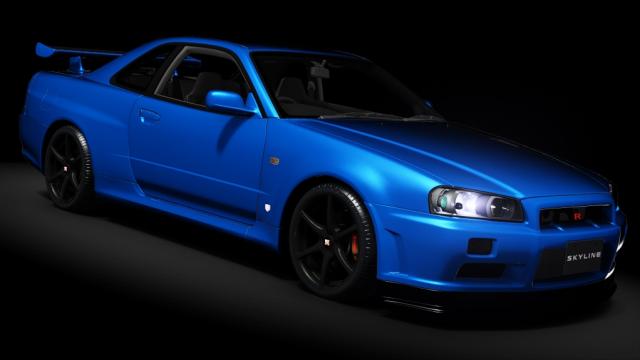 Nissan Skyline R34 GT-R V-SPEC II NÜR for Assetto Corsa