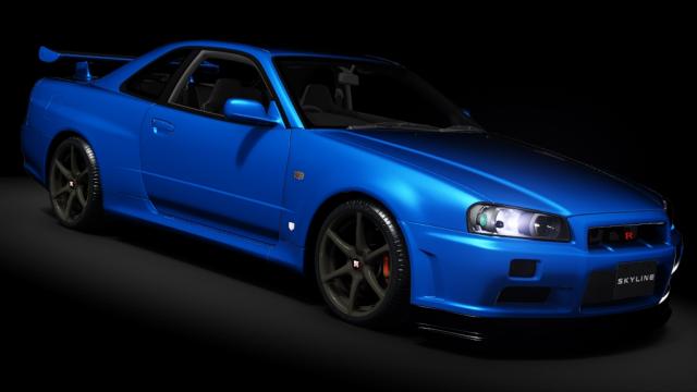 Nissan Skyline R34 GT-R V-SPEC II NÜR for Assetto Corsa