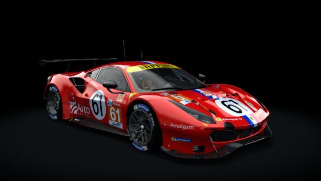 Ferrari 488 GTE Evo 2018 Le Mans Spec Michelotto for Assetto Corsa