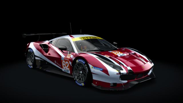 Ferrari 488 GTE Evo 2018 Le Mans Spec Michelotto for Assetto Corsa