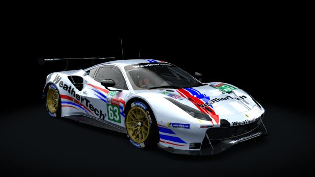 Ferrari 488 GTE Evo 2018 Le Mans Spec Michelotto for Assetto Corsa