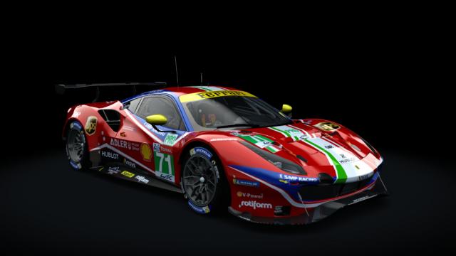 Ferrari 488 GTE Evo 2018 Le Mans Spec Michelotto for Assetto Corsa