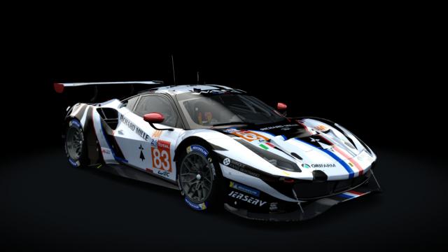 Ferrari 488 GTE Evo 2018 Le Mans Spec Michelotto for Assetto Corsa