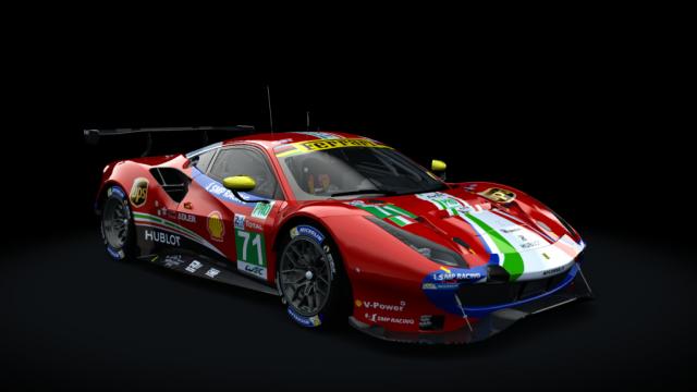 Ferrari 488 GTE Evo 2018 Le Mans Spec Michelotto for Assetto Corsa