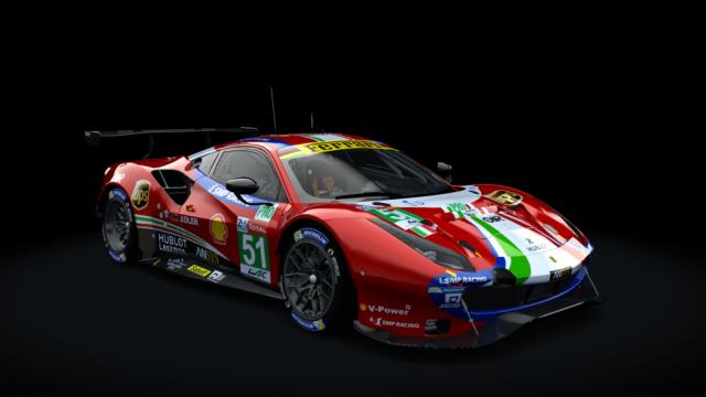 Ferrari 488 GTE Evo 2018 Le Mans Spec Michelotto for Assetto Corsa