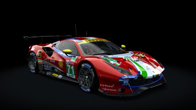 Ferrari 488 GTE Evo 2018 Le Mans Spec Michelotto for Assetto Corsa