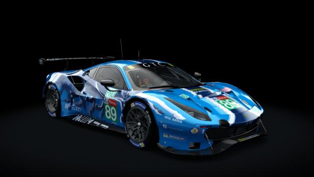 Ferrari 488 GTE Evo 2018 Le Mans Spec Michelotto for Assetto Corsa