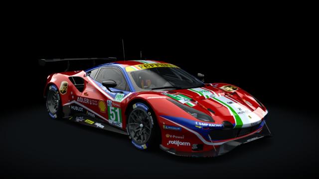 Ferrari 488 GTE Evo 2018 Le Mans Spec Michelotto for Assetto Corsa