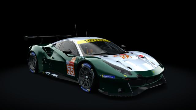 Ferrari 488 GTE Evo 2018 Le Mans Spec Michelotto for Assetto Corsa