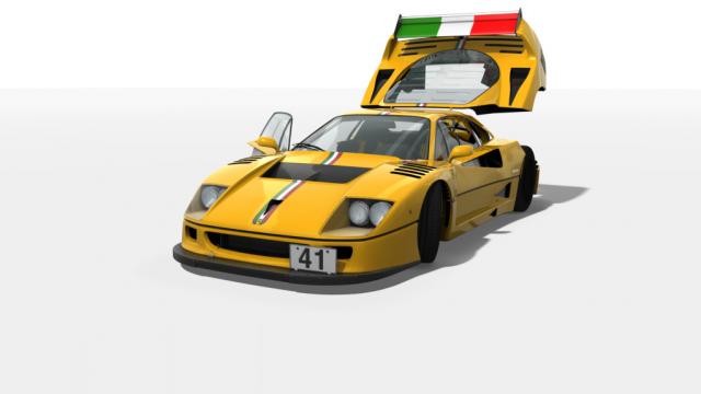 Ferrari F40 ’89 High HP Tuned для Assetto Corsa