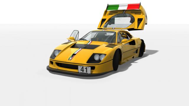 Ferrari F40 ’89 High HP Tuned для Assetto Corsa