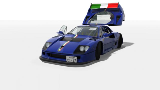 Ferrari F40 ’89 High HP Tuned для Assetto Corsa