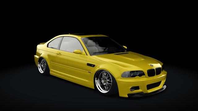 BMW E46 M3 Stance for Assetto Corsa