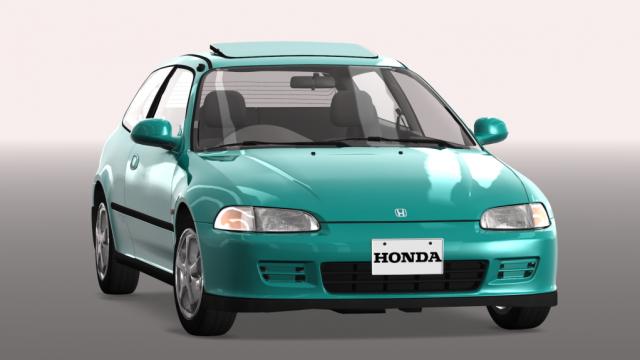 Honda Civic (EG6) SiR open sunroof for Assetto Corsa