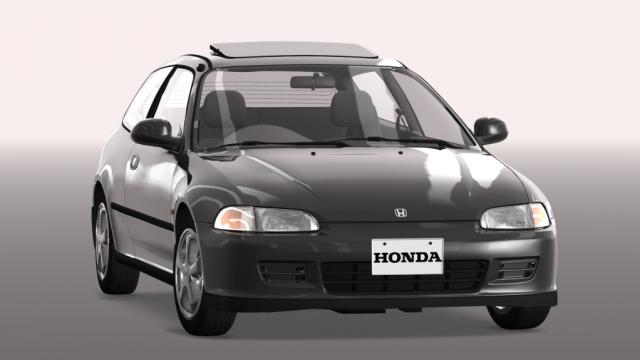 Honda Civic (EG6) SiR open sunroof for Assetto Corsa