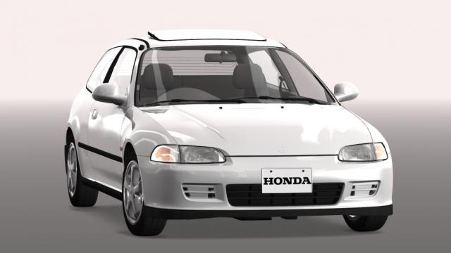 Honda Civic (EG6) SiR open sunroof for Assetto Corsa