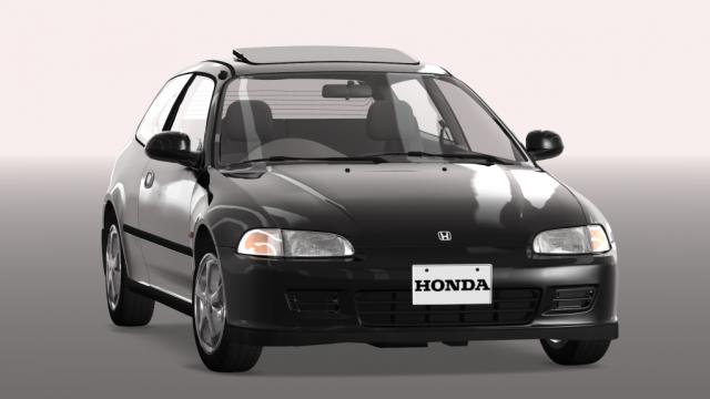 Honda Civic (EG6) SiR open sunroof for Assetto Corsa